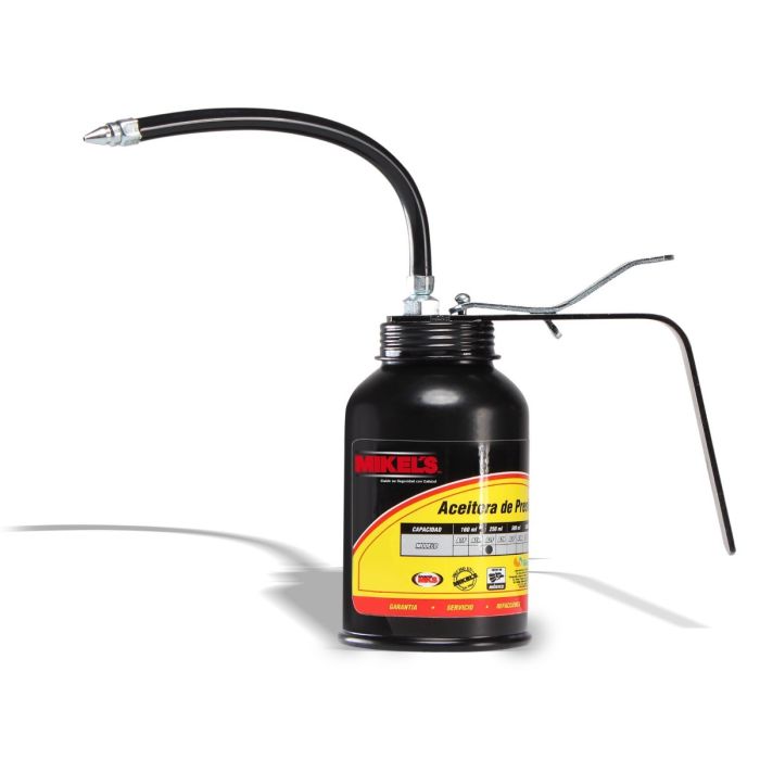 [A2F] Aceitera de presión, bote de acero, tubo flexible (250 ml)