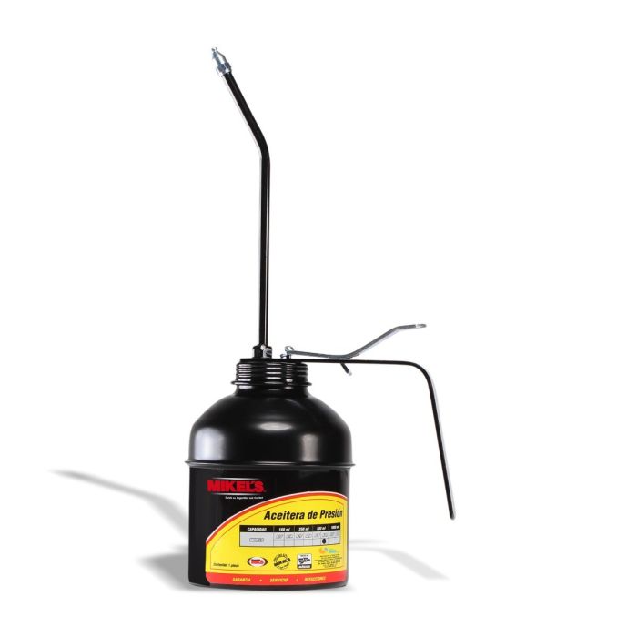 [A3R] Aceitera de presión, bote de acero, tubo rígido (500 ml)