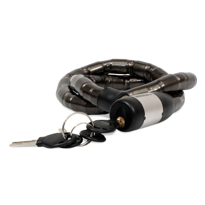 Cable candado flexible con cubierta de acero (1 mt)