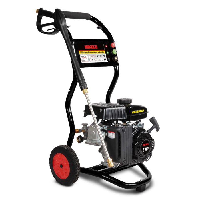 Hidrolavadora de alta presión a gasolina motor 4 tiempos (2,000 PSI / 3 HP)