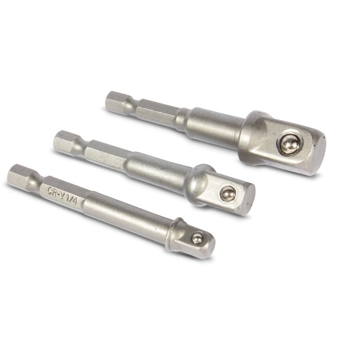 Juego 3 adaptadores de dados para taladro