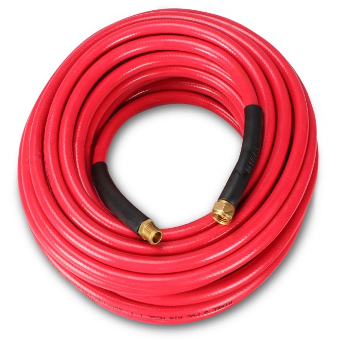 Manguera de PVC para aire a presión 3/8” x 15 m conexión 1/4” NPT