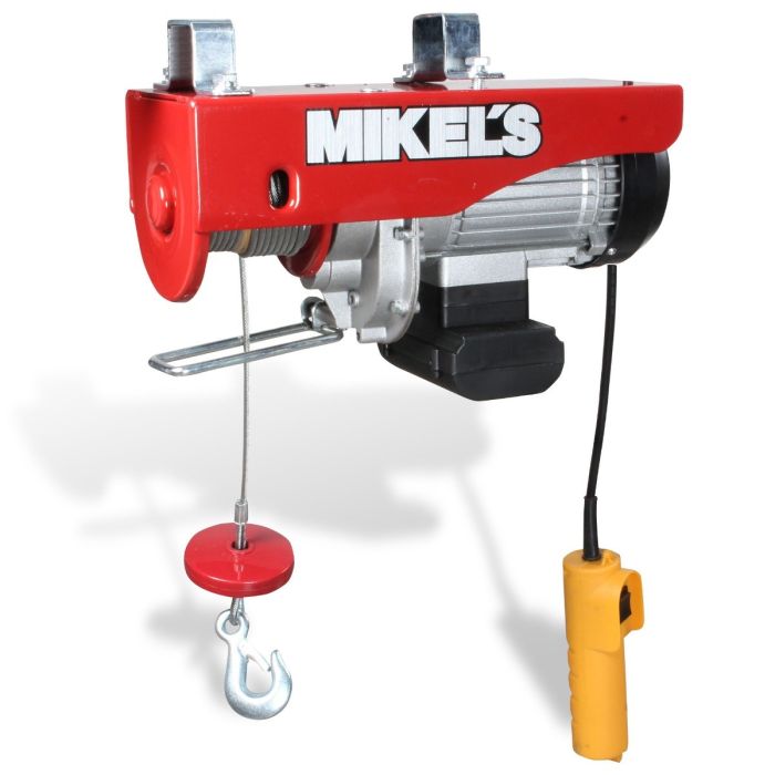 Polipasto eléctrico (600 kgs, cable 12 mts)