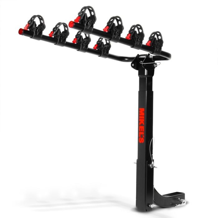 Rack para 4 bicicletas, montaje en tirón (2")