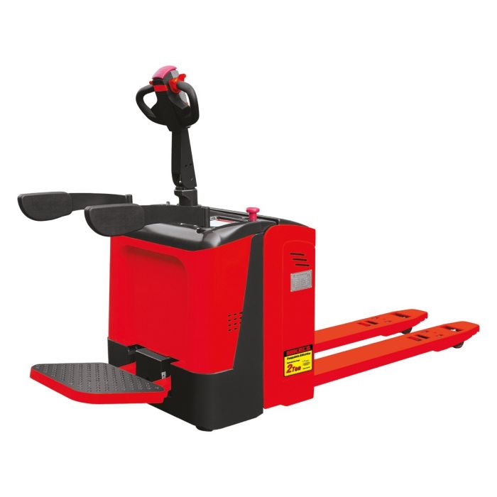Patín hidráulico transpaleta eléctrico sistema tándem (2 ton)