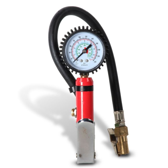 Inflallantas con manómetro (217 PSI)